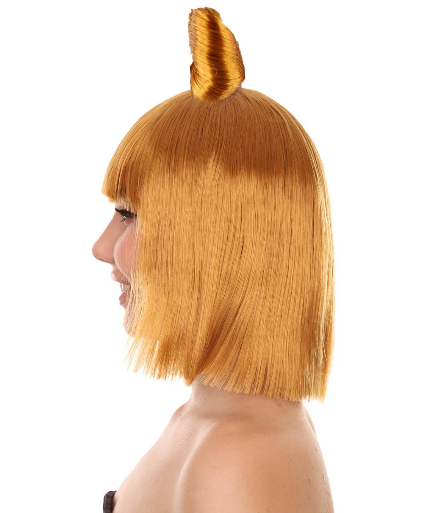 Golden Brown Women's Butterfly Bow Wigs