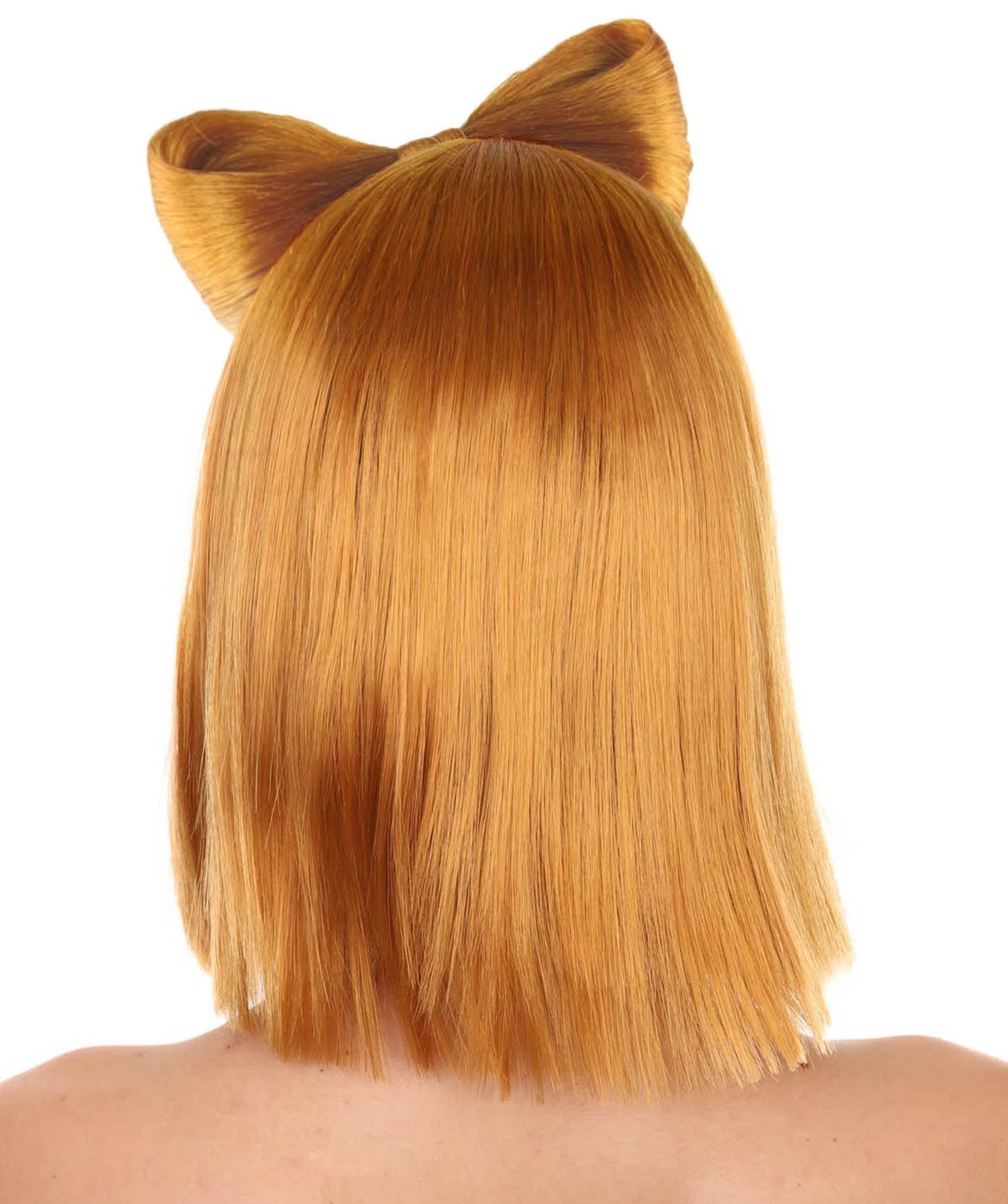 Golden Brown Women's Butterfly Bow Wigs