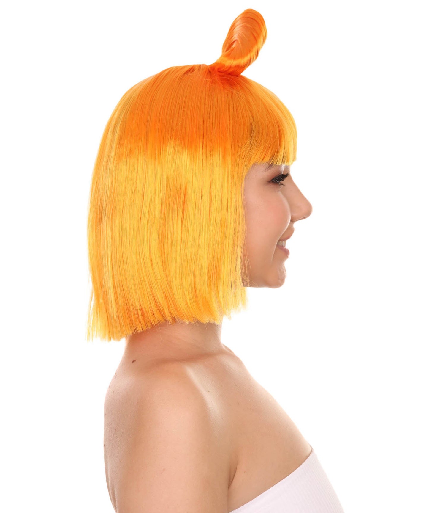 Light Orange Women's Butterfly Bow Wigs