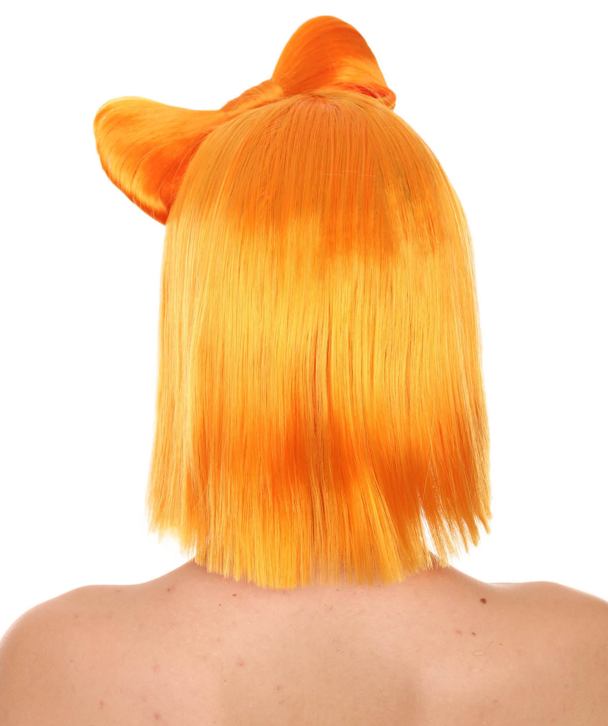 Light Orange Women's Butterfly Bow Wigs