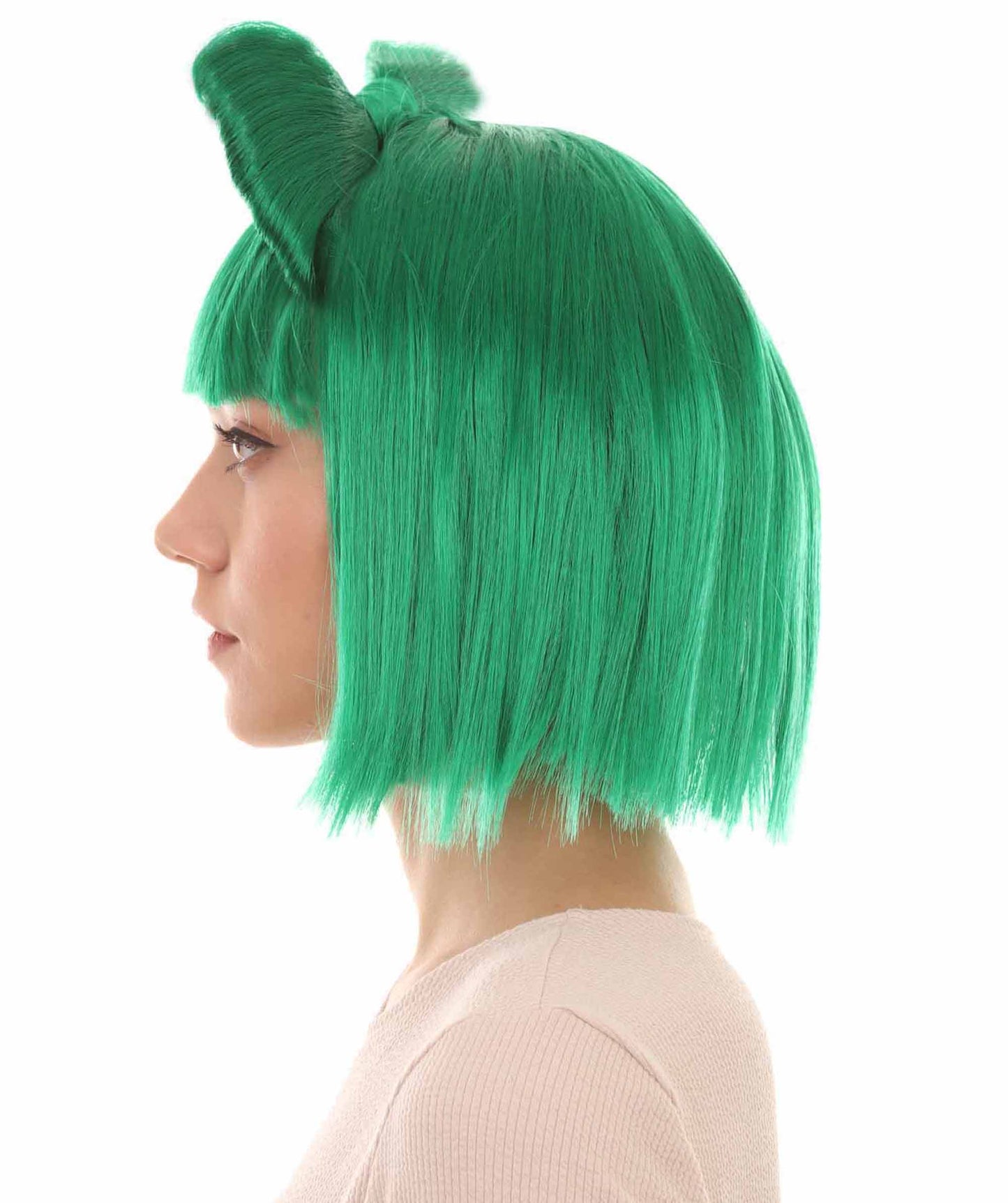 Dark Green Women's Butterfly Bow Wigs