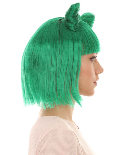 Dark Green Women's Butterfly Bow Wigs