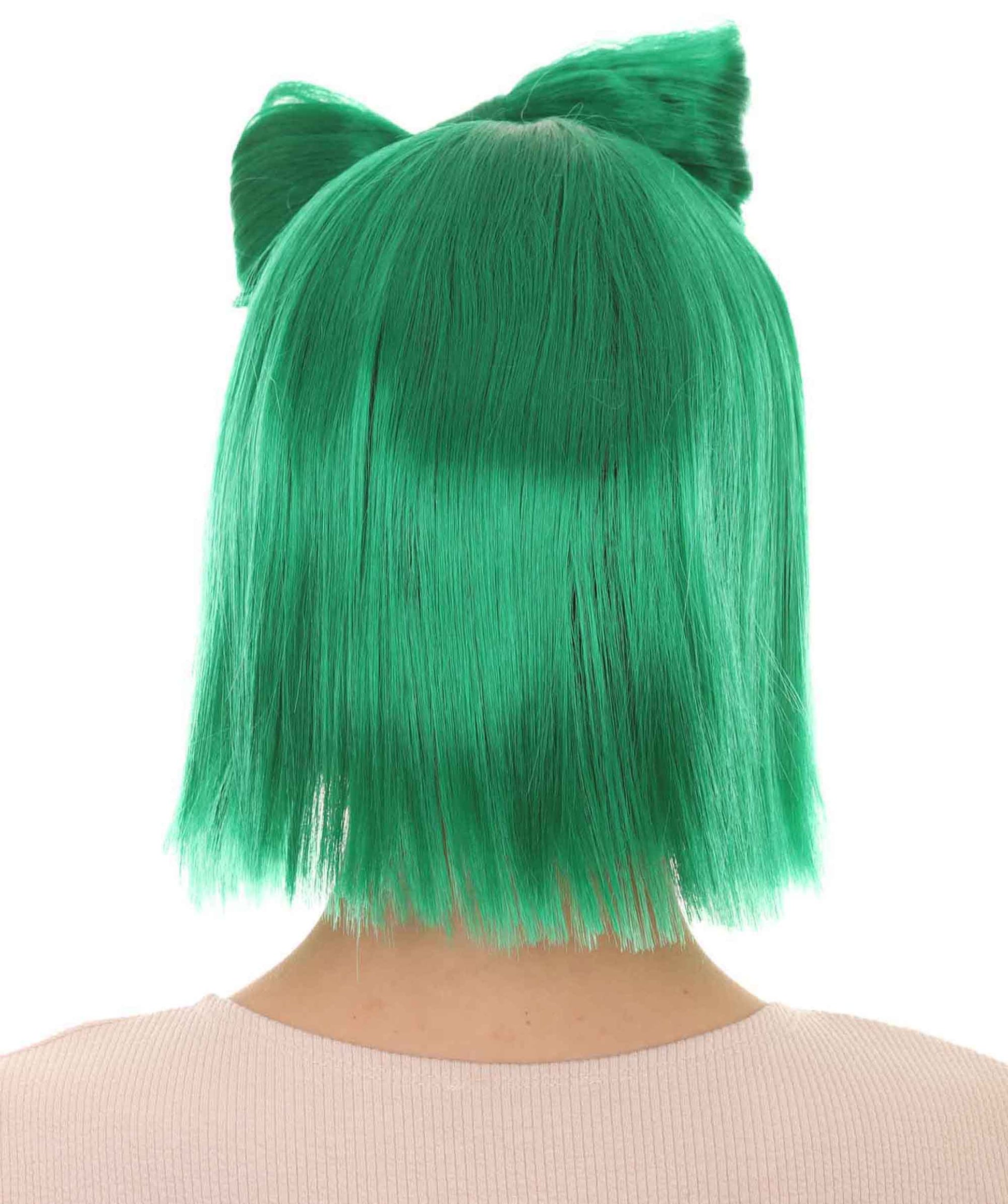 Dark Green Women's Butterfly Bow Wigs