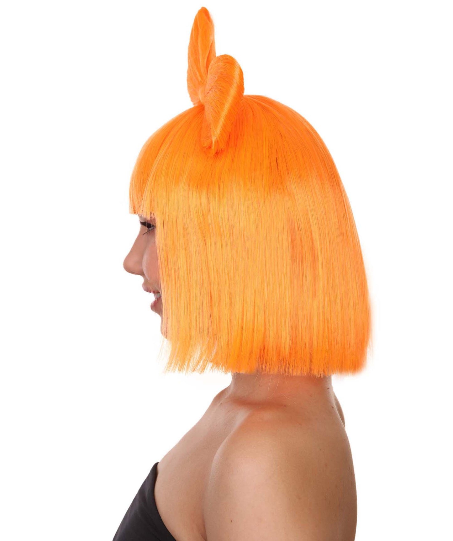 Orange Women's Butterfly Bow Wigs