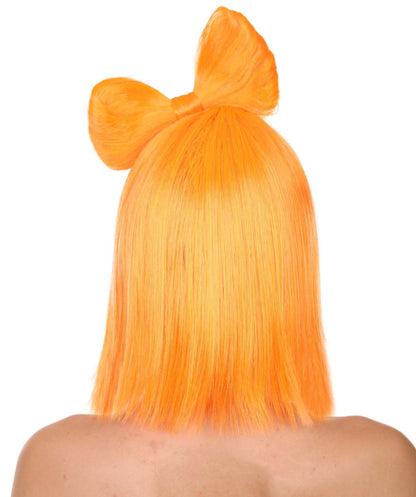 Light Orange Women's Butterfly Bow Wigs