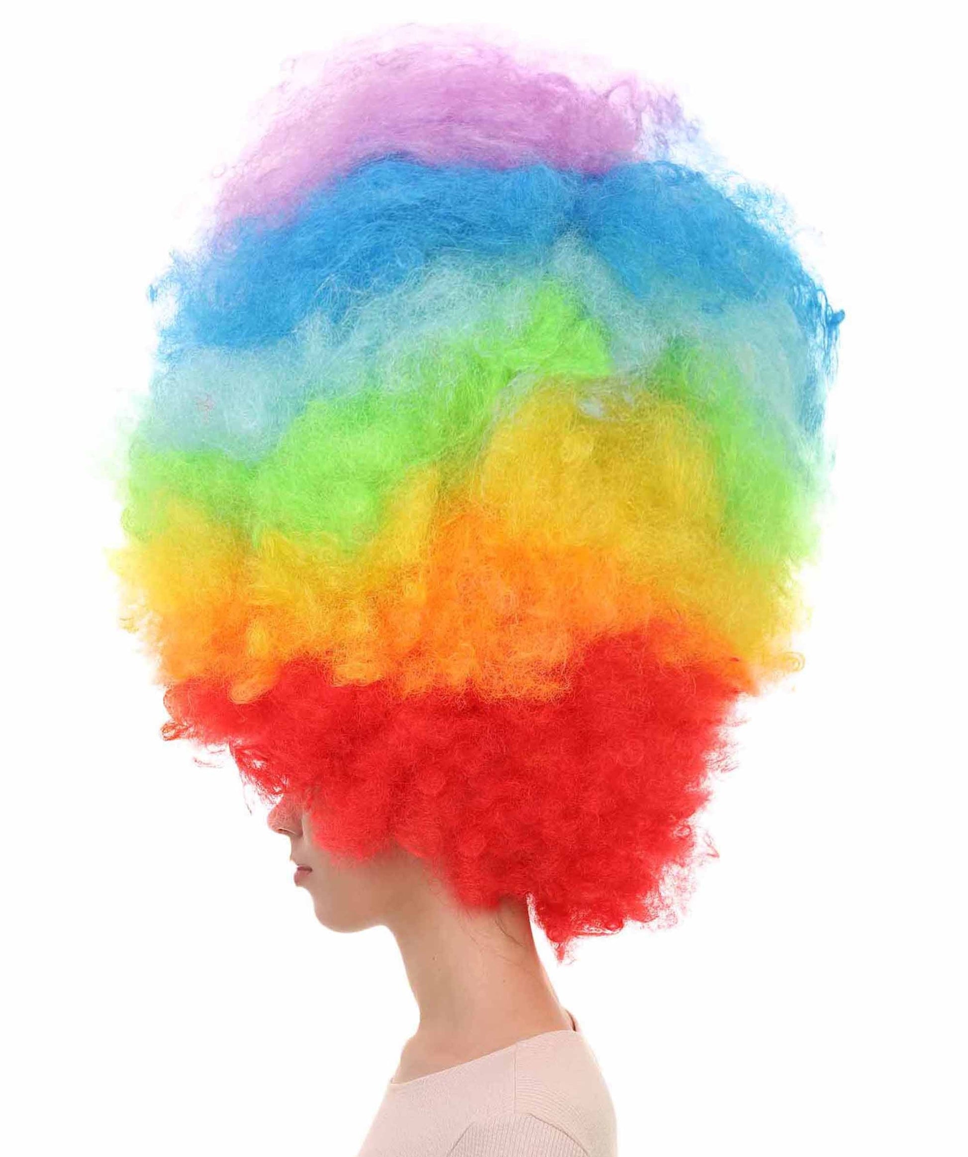 Rainbow Jumbo Afro Wig