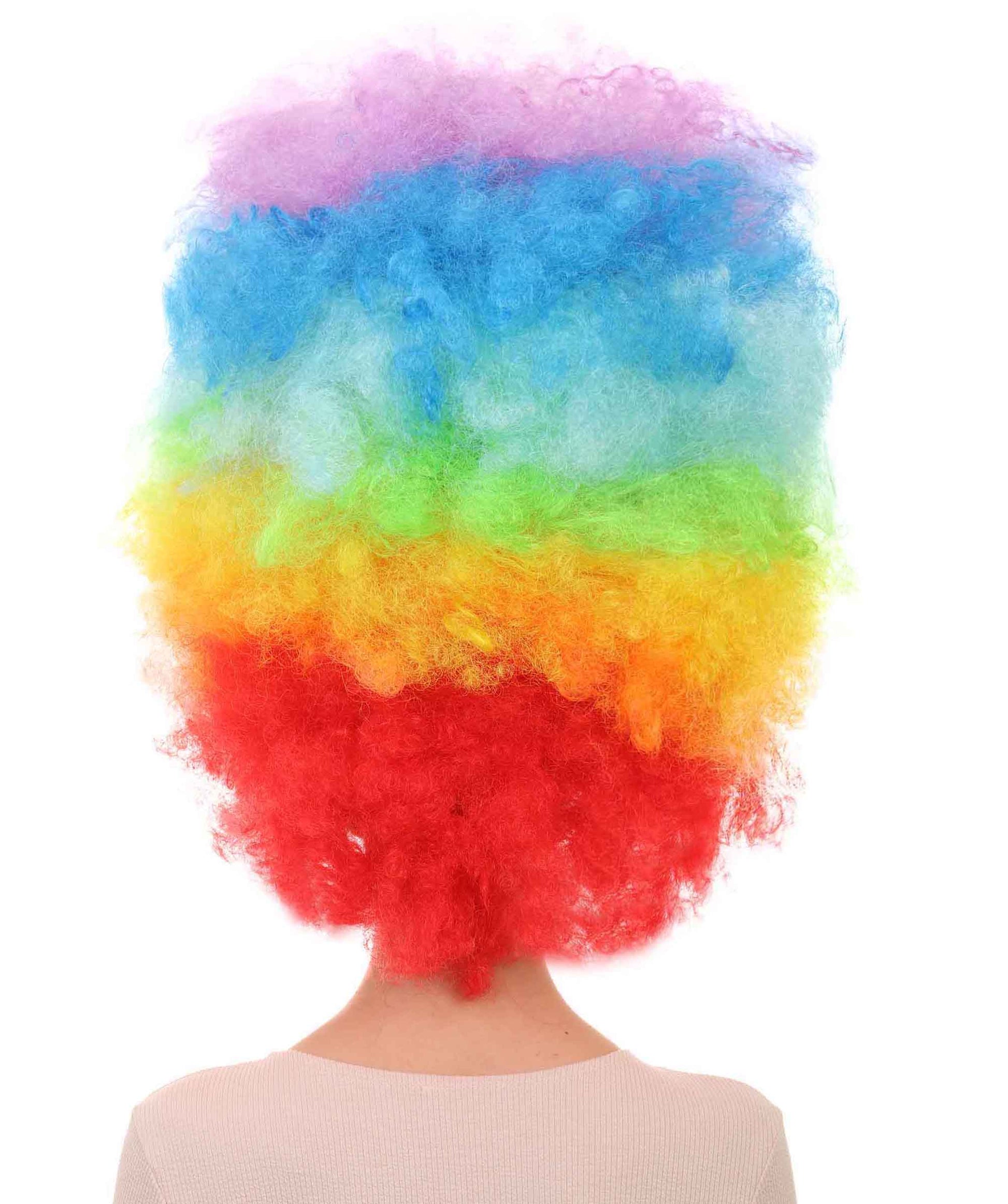 Rainbow Jumbo Afro Wig