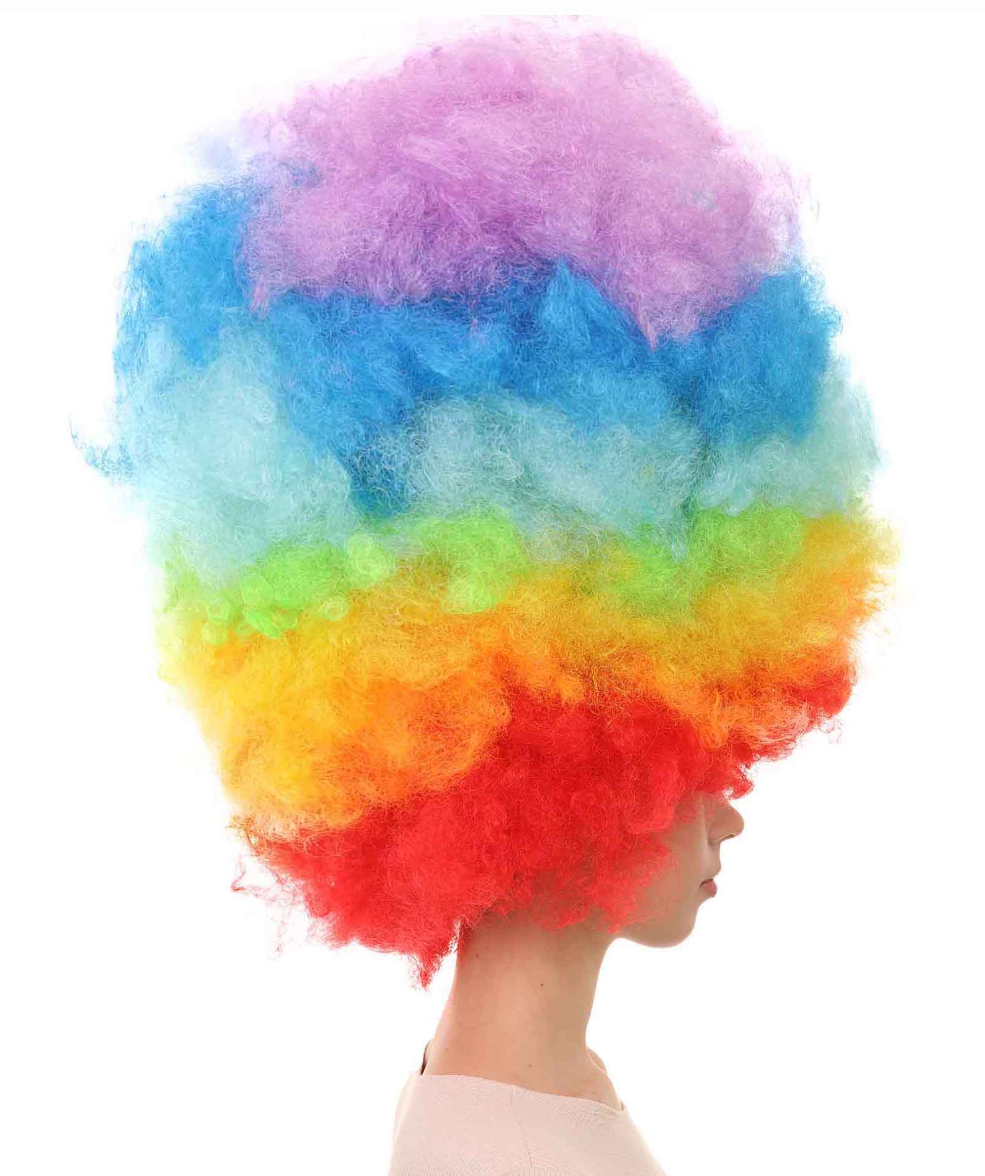 Rainbow Jumbo Afro Wig