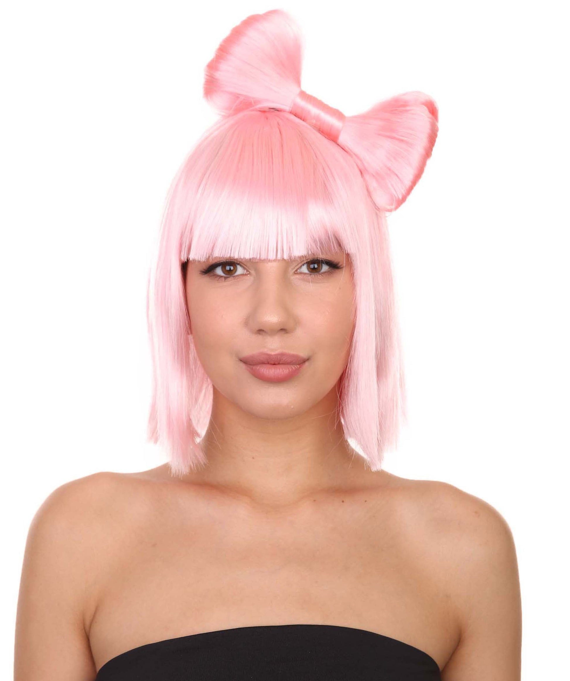 Light Pink Women's Butterfly Bow Wigs