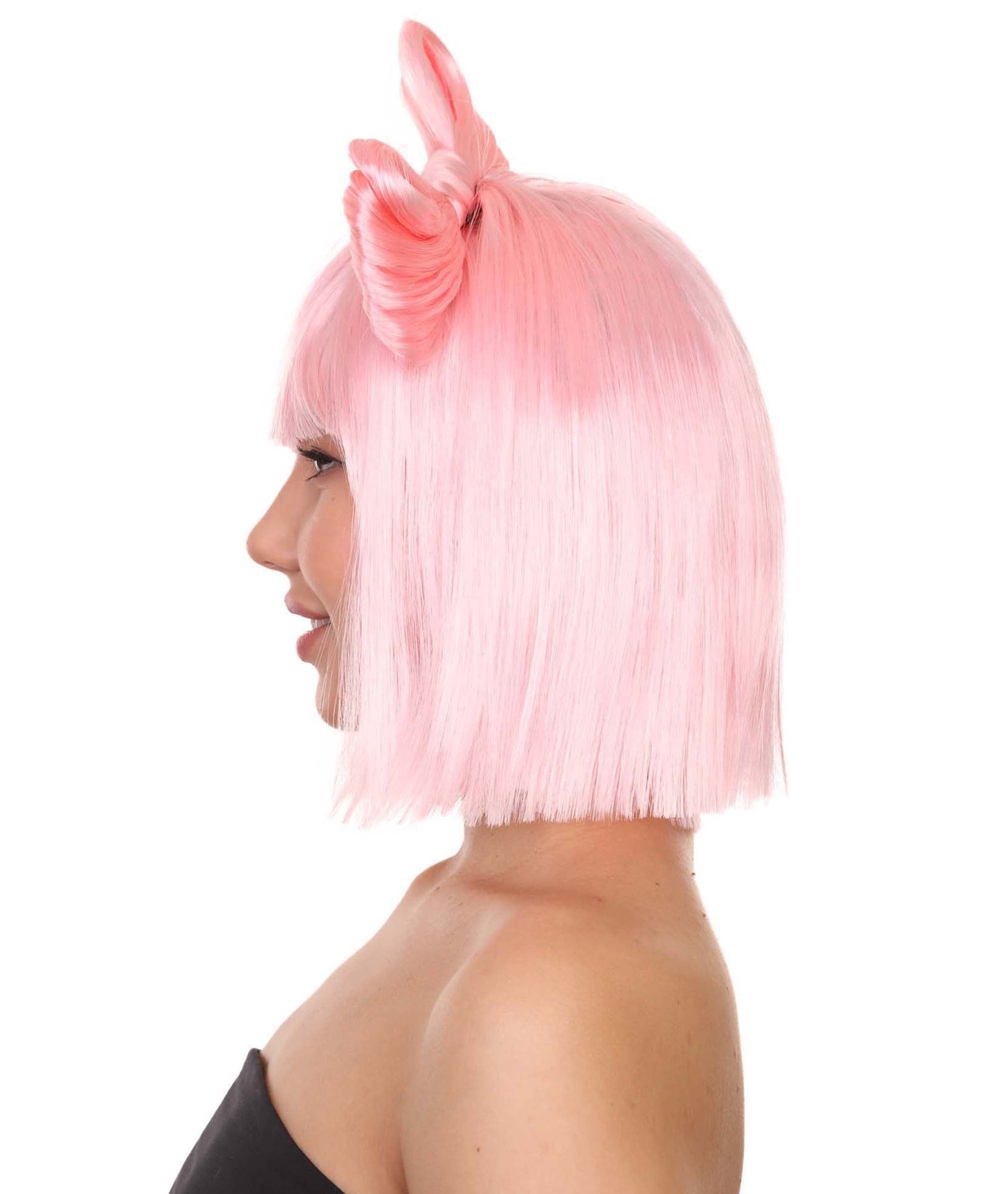 Light Pink Women's Butterfly Bow Wigs