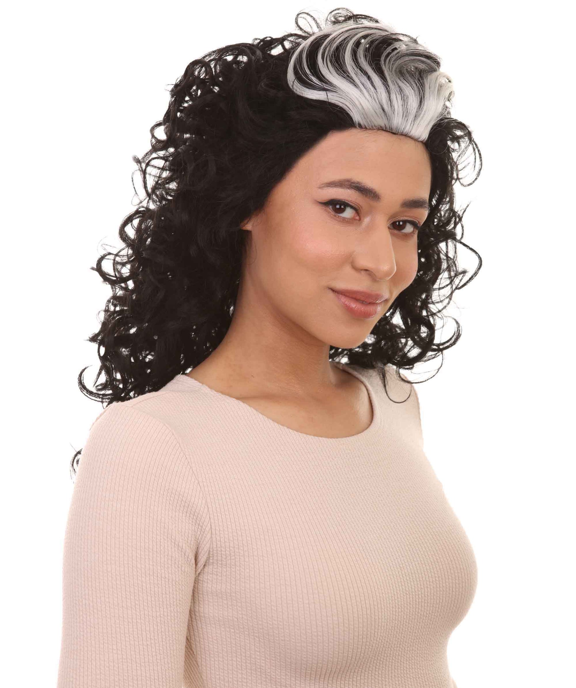 Long Curly Ghost Horror Wig