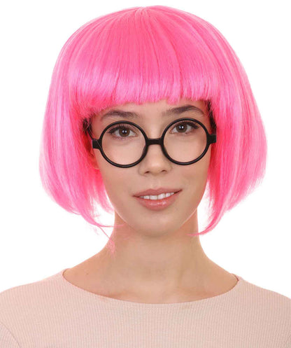 Pink Fashion Edna Multiple Colors Bob Wig