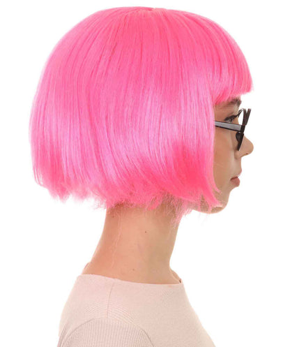 Pink Fashion Edna Multiple Colors Bob Wig