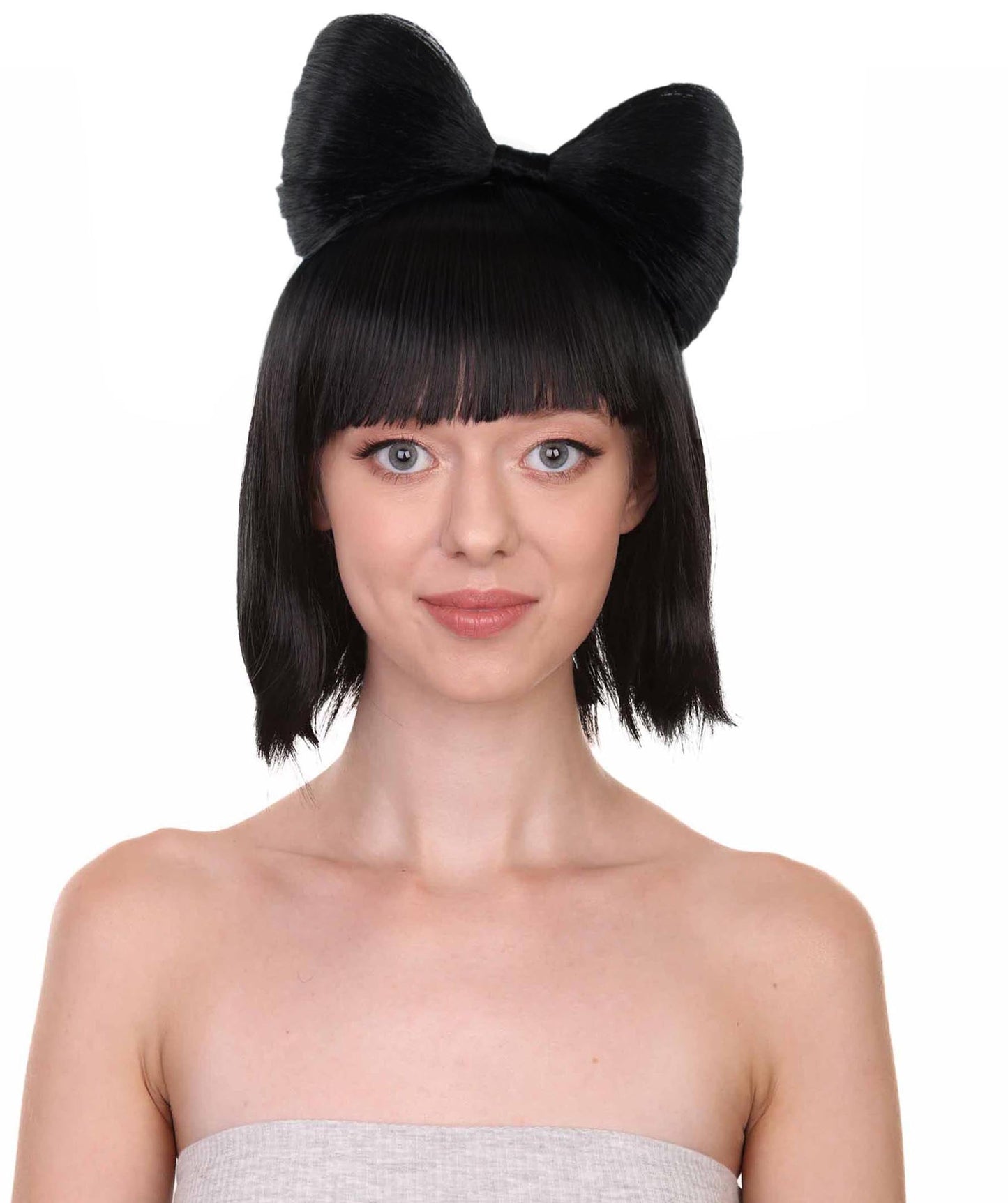 Black Women's Butterfly Bow Wigs