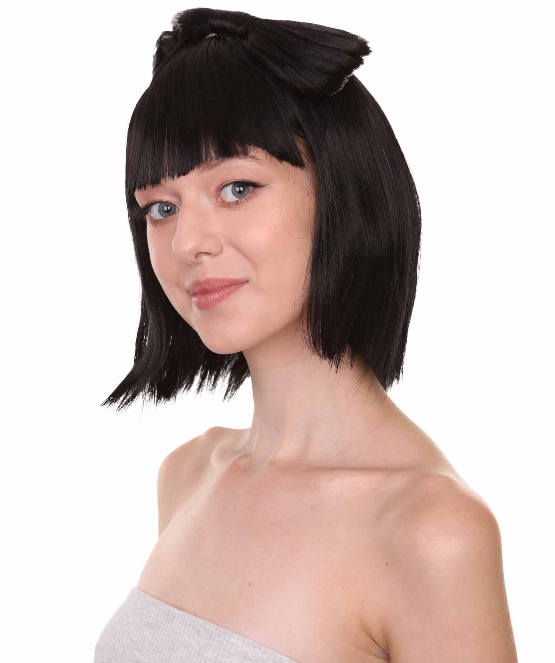 Black Women's Butterfly Bow Wigs