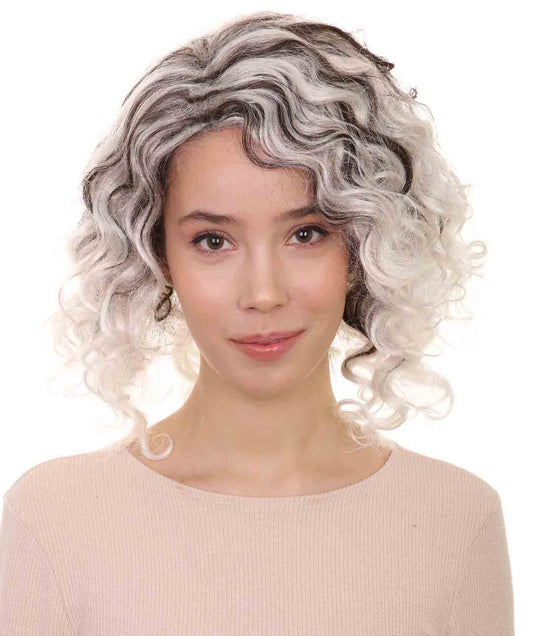 Grey & Black Fashion Highlight Wig