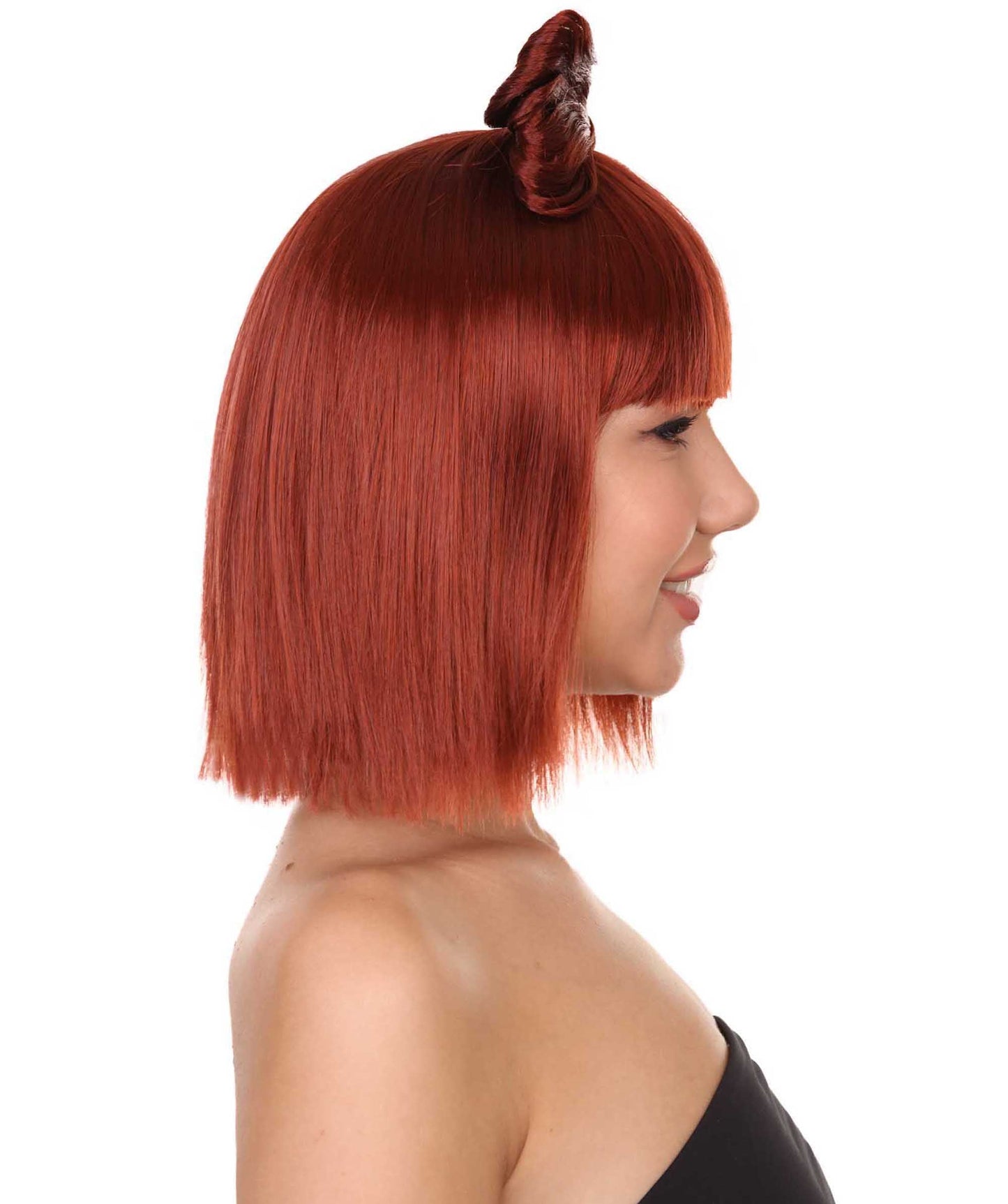 Dark Auburn Women's Butterfly Bow Wigs