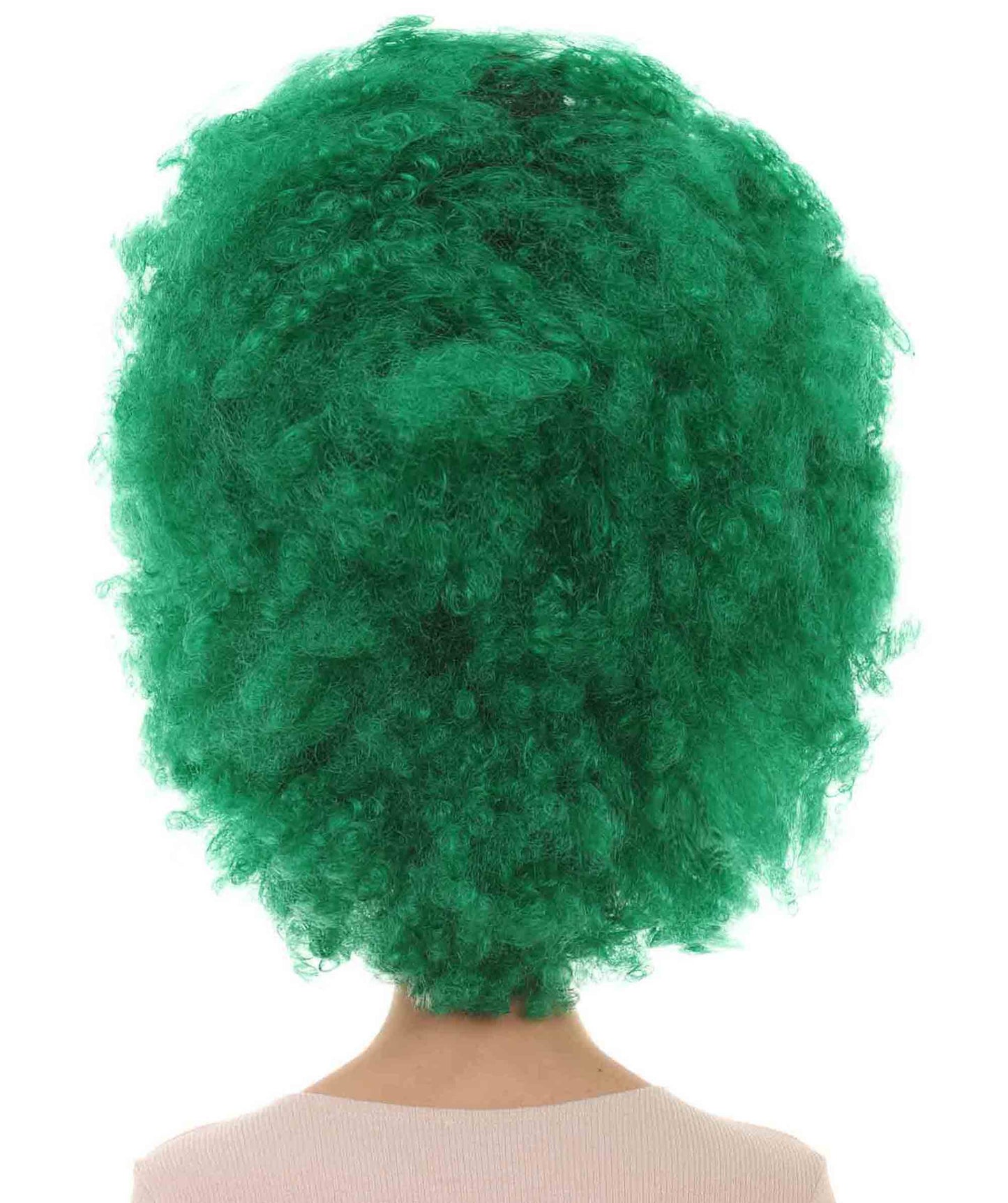  Green Jumbo Afro Wig