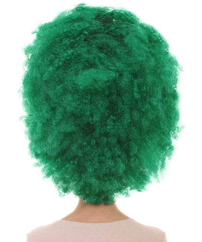  Green Jumbo Afro Wig