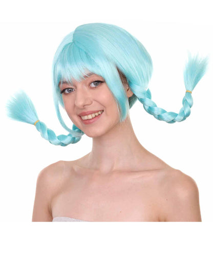 Lt Blue Bavarian Girl Women's Wig