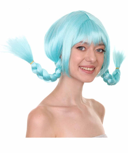 Lt Blue Bavarian Girl Women's Wig