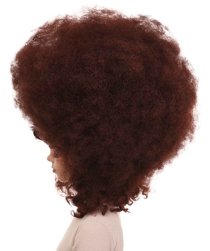 Women's Super Size Jumbo Afro Wig | Brown Sports Wigs