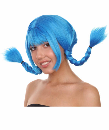 Blue Bavarian Girl Women's Wig