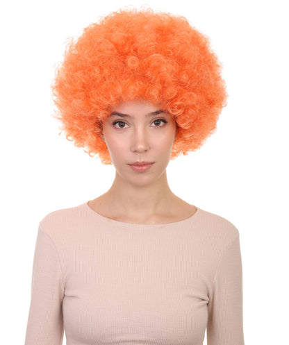 Orange Jumbo Fancy Afro Wig 