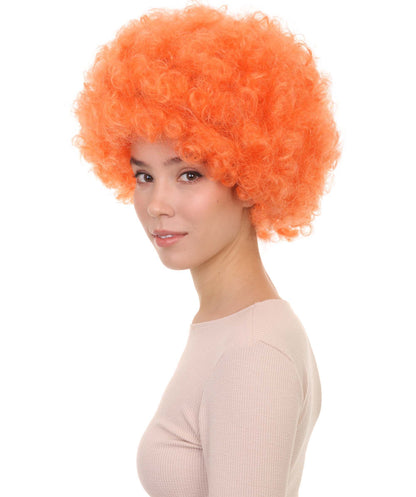 Orange Jumbo Fancy Afro Wig 