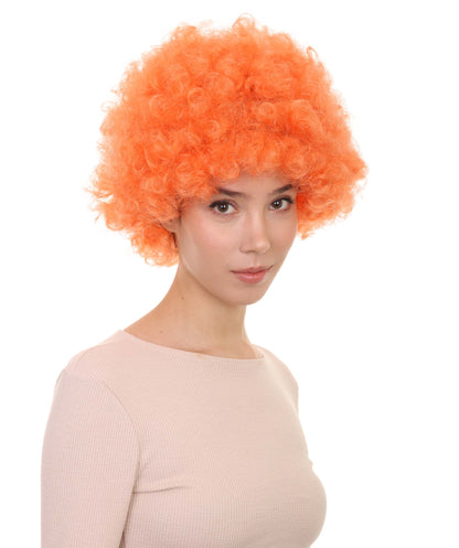 Orange Jumbo Fancy Afro Wig 