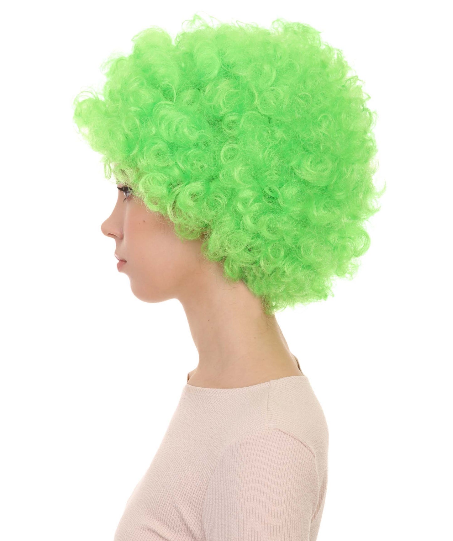 Green Afro Wig 