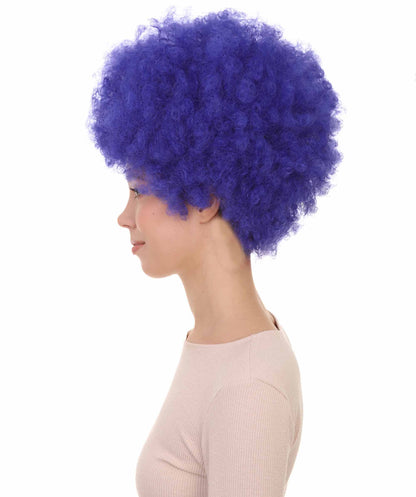 Blue best unisex afro wigs