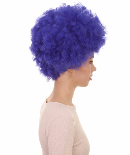 Blue best unisex afro wigs