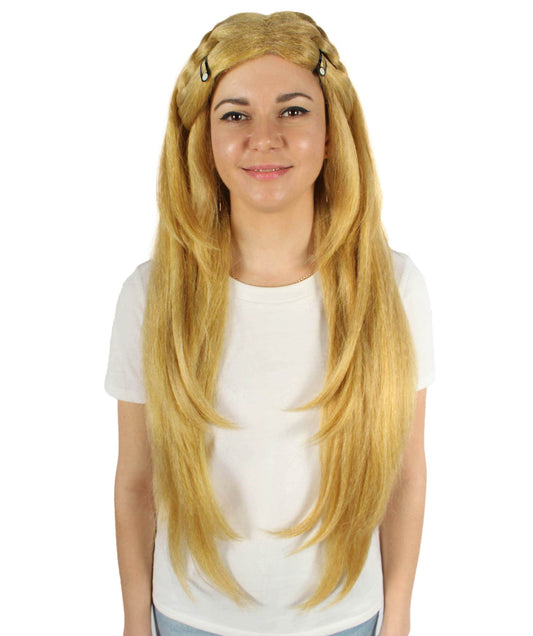Japanese Video Game Princess Straight Blonde Wig