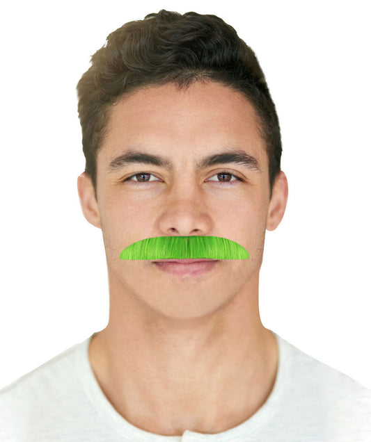 fake green moustache