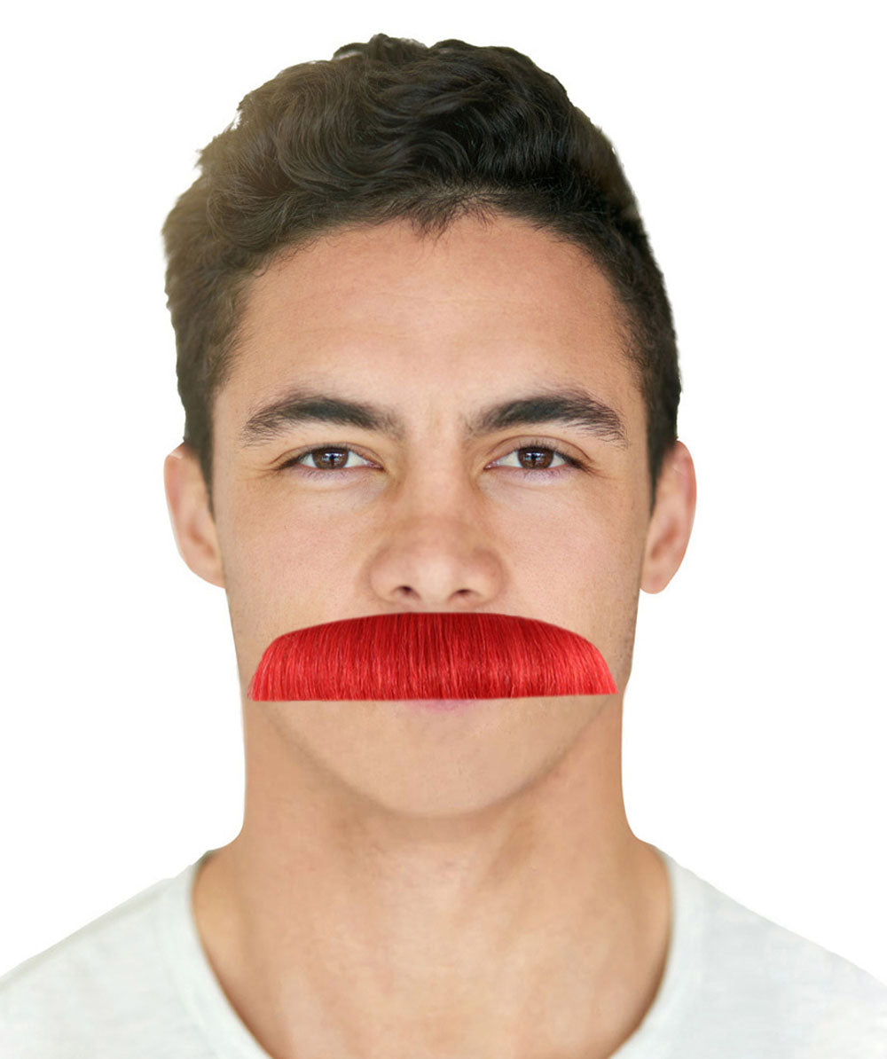 Men's red moustache