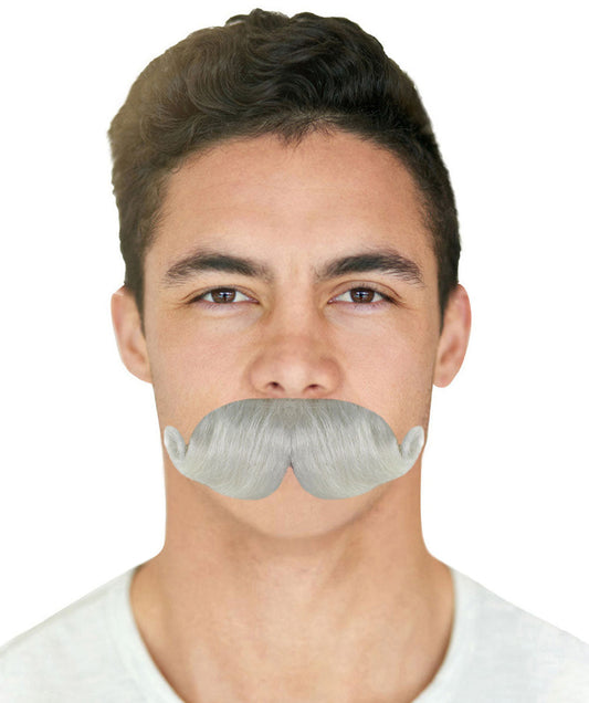 Fake White Moustache