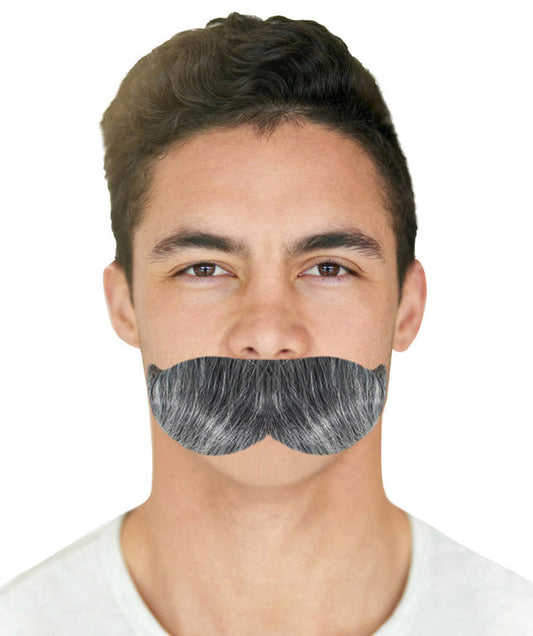 Fake Grey Mustache