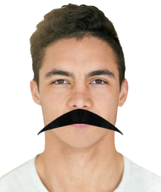 men's long moustache