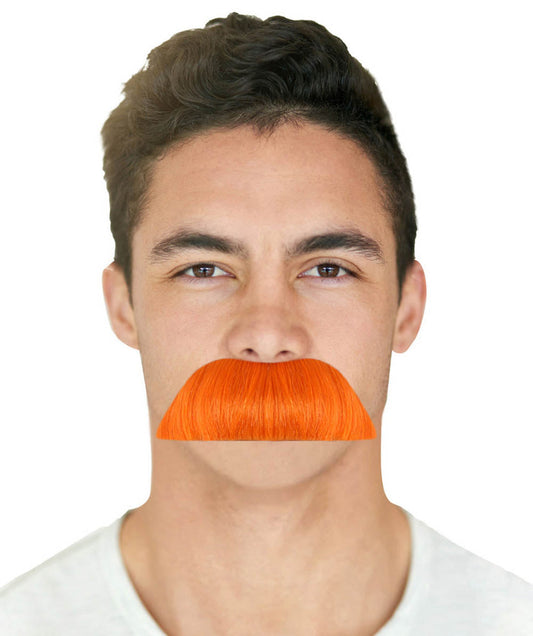 Orange Men's moustache
