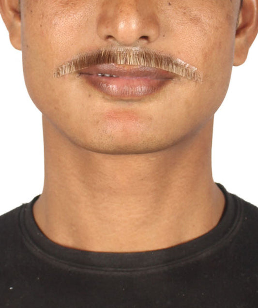 Light Brown Painter Mustache