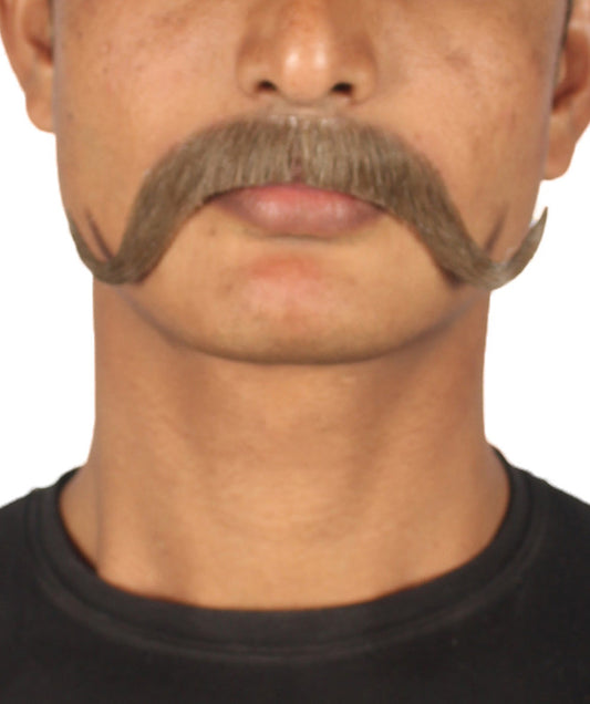 brown Stylish moustache