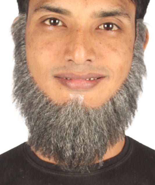 Gray Chin Curtain Beard