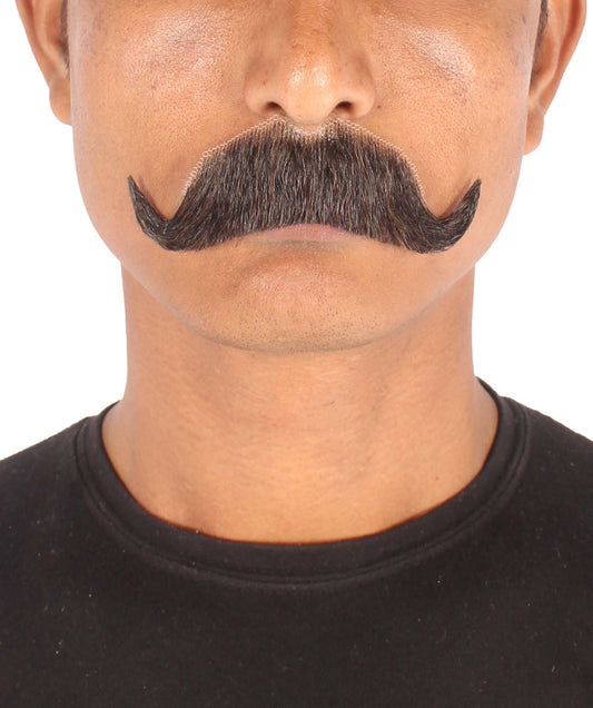 Hair mustache black