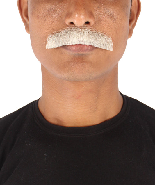 White Men Moustache Human Hair