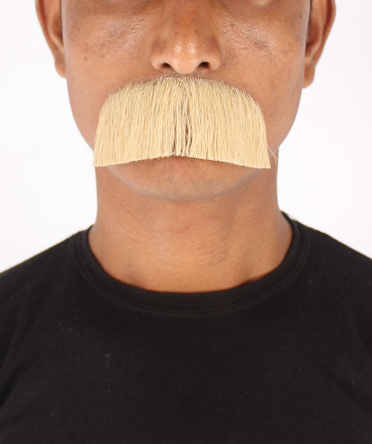 Blonde Human Hair mustache