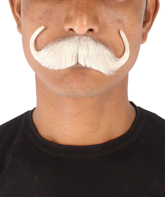 white watson Hai mustache