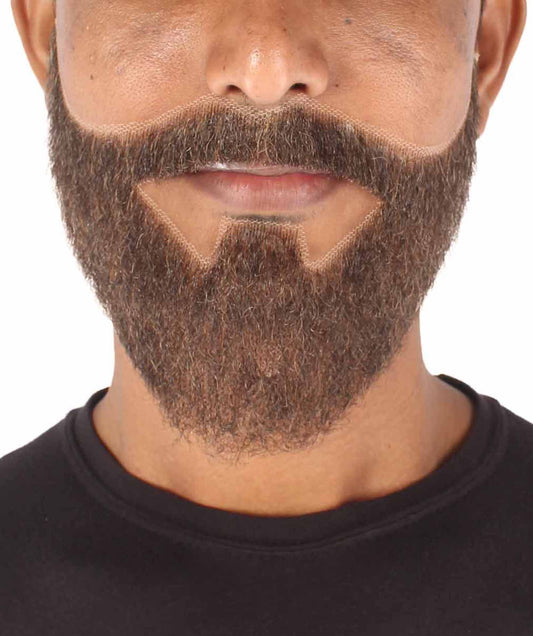 Synthetic Hair Black Beard
