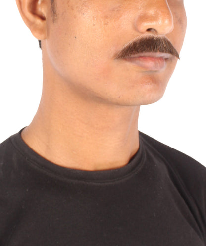 Dark Brown Human brown mustache