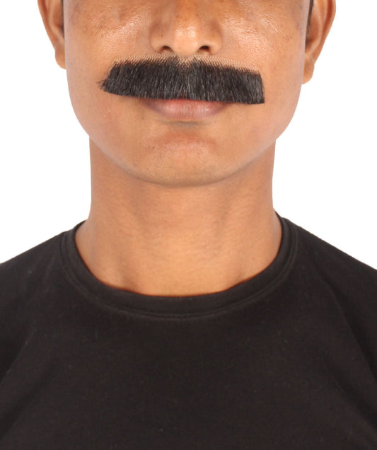 Black Men Moustache Human Hair